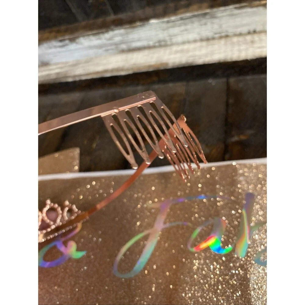 Rose Gold 40 And Fabulous Birthday Tiara And Sash Women's Birthday
